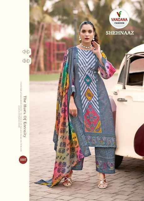 Vandana Fashion Shehnaaz Vol 1 Wholesale Cotton Dress Material ( 8 pcs Catalogue )