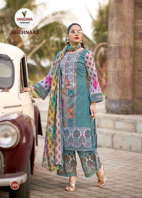 Vandana Fashion Shehnaaz Vol 1 Wholesale Cotton Dress Material ( 8 pcs Catalogue )
