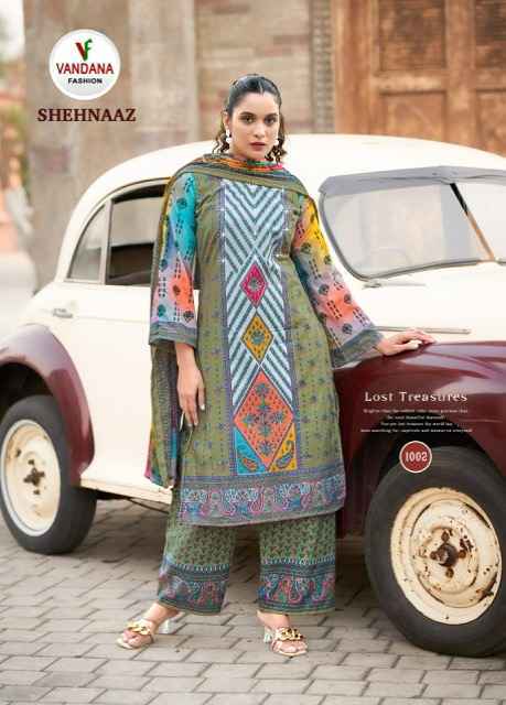 Vandana Fashion Shehnaaz Vol 1 Wholesale Cotton Dress Material ( 8 pcs Catalogue )
