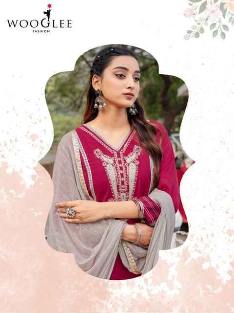 Wooglee Fashion Moksha Wholesale Viscouse Kurti Combo ( 5 pcs Catalogue )