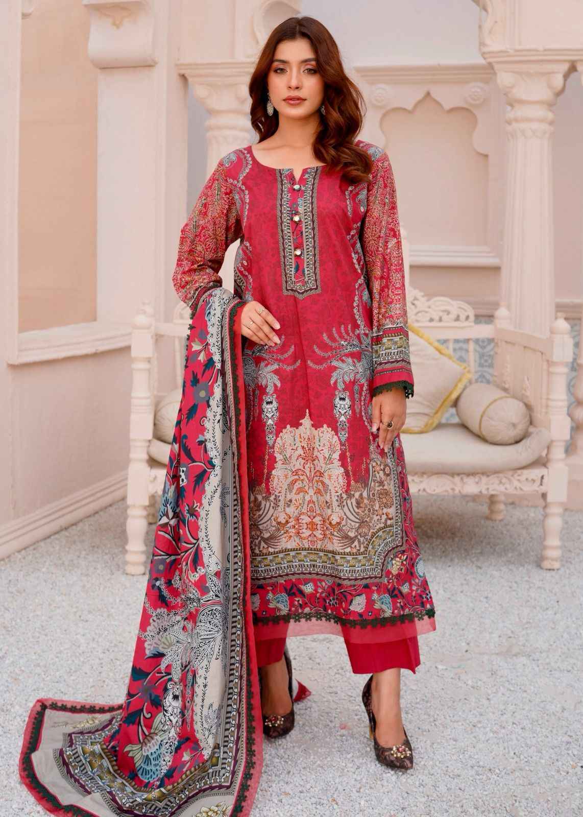 Aabyaan Ruhaniyat Vol 7 - Wholesale Cotton Pakistani Suits ( 6 pcs Catalogue )