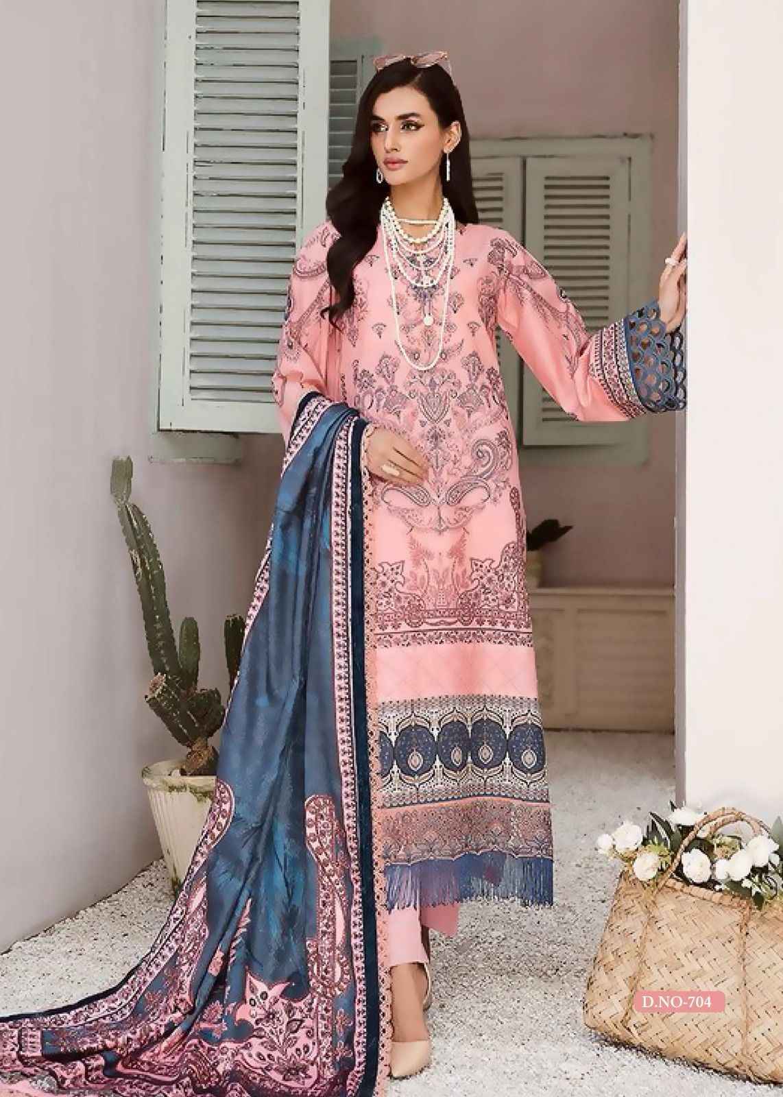 Aabyaan Ruhaniyat Vol 7 - Wholesale Cotton Pakistani Suits ( 6 pcs Catalogue )