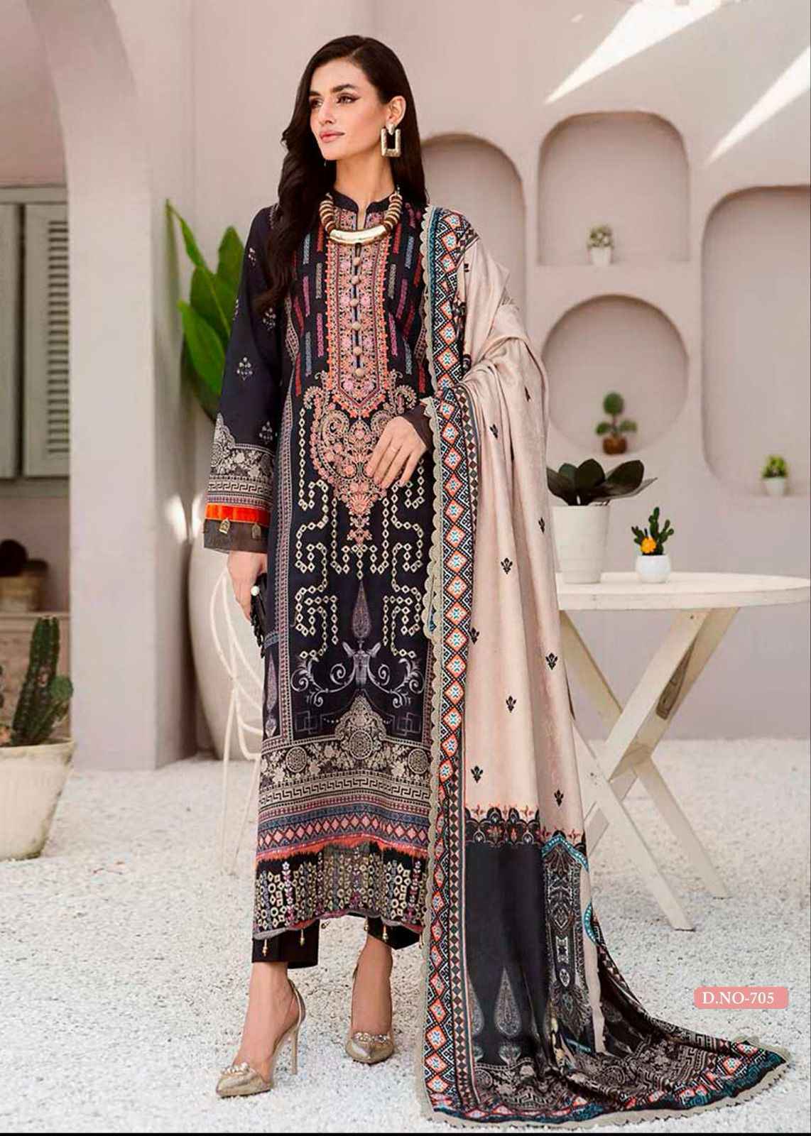 Aabyaan Ruhaniyat Vol 7 - Wholesale Cotton Pakistani Suits ( 6 pcs Catalogue )