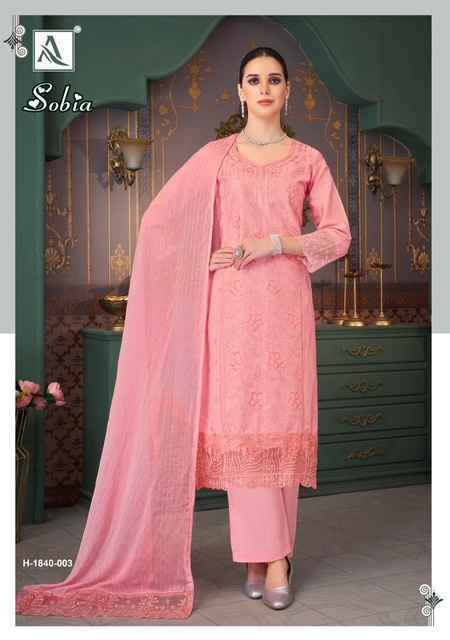 Alok Sobia Viscouse Rayon Salwar Kameez - Wholesale Factory ( 4 pcs Catalogue )