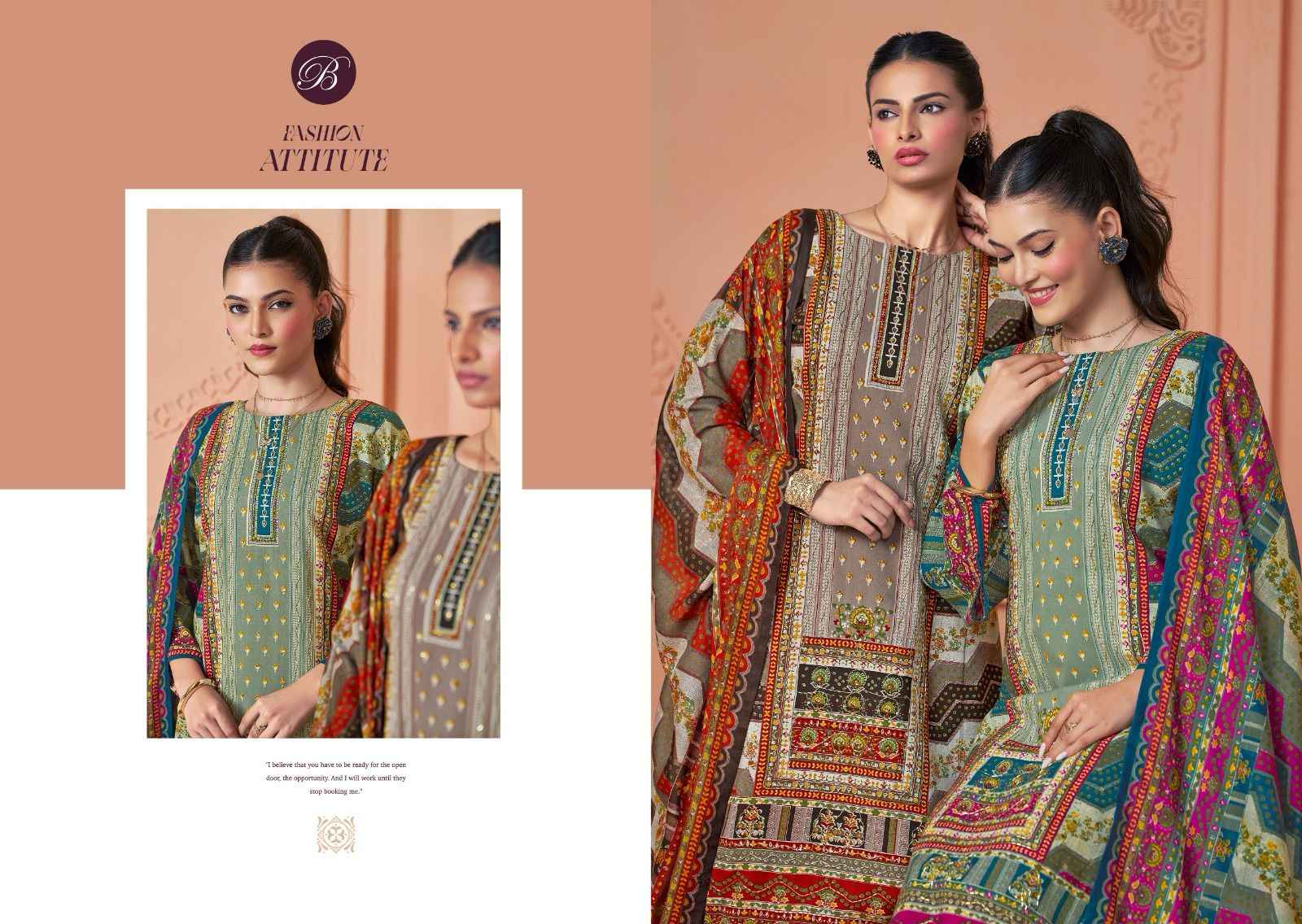 Belliza Designer Afreen Wholesale Viscouse Reyon Suits ( 6 pcs Catalogue )