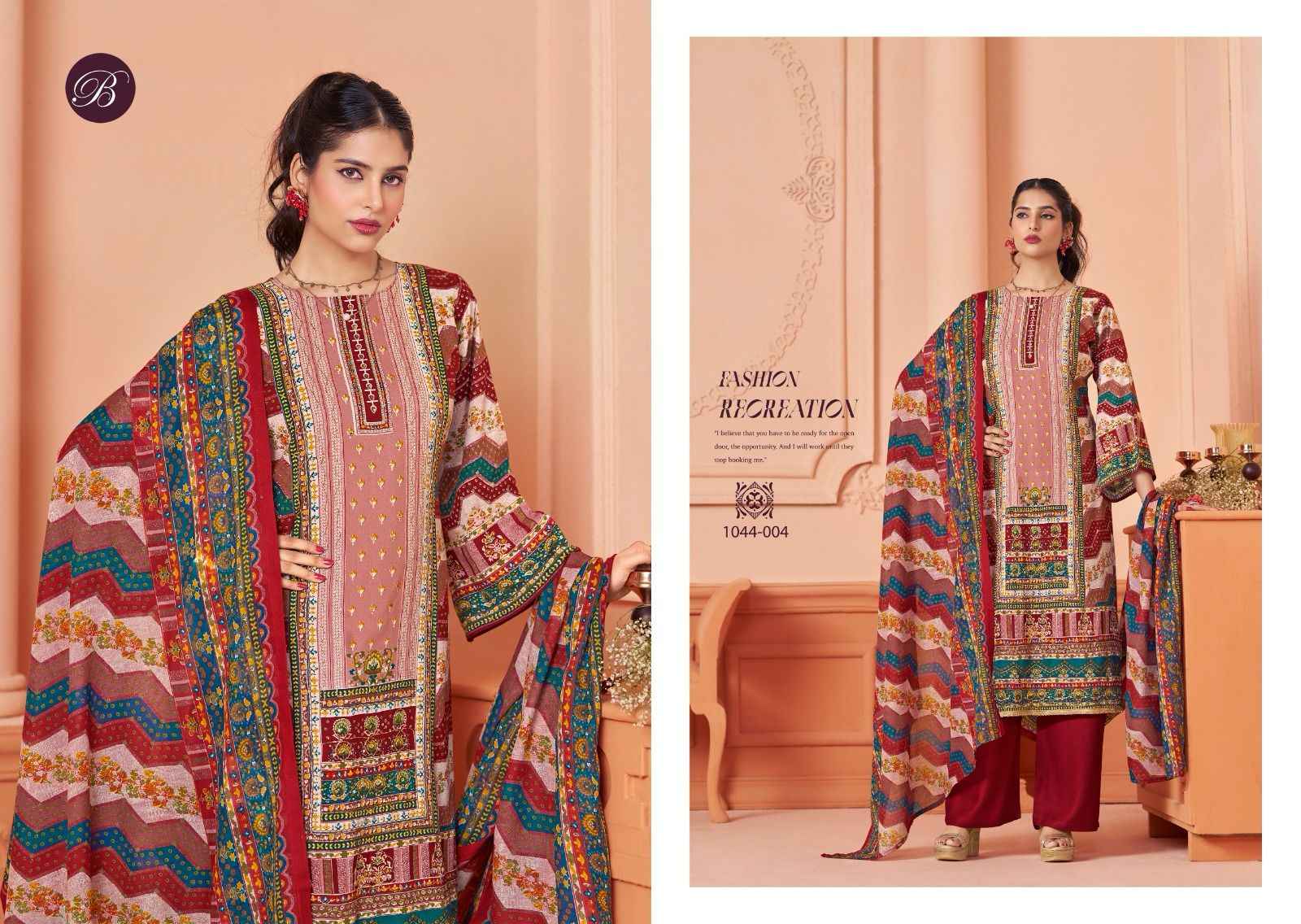 Belliza Designer Afreen Wholesale Viscouse Reyon Suits ( 6 pcs Catalogue )