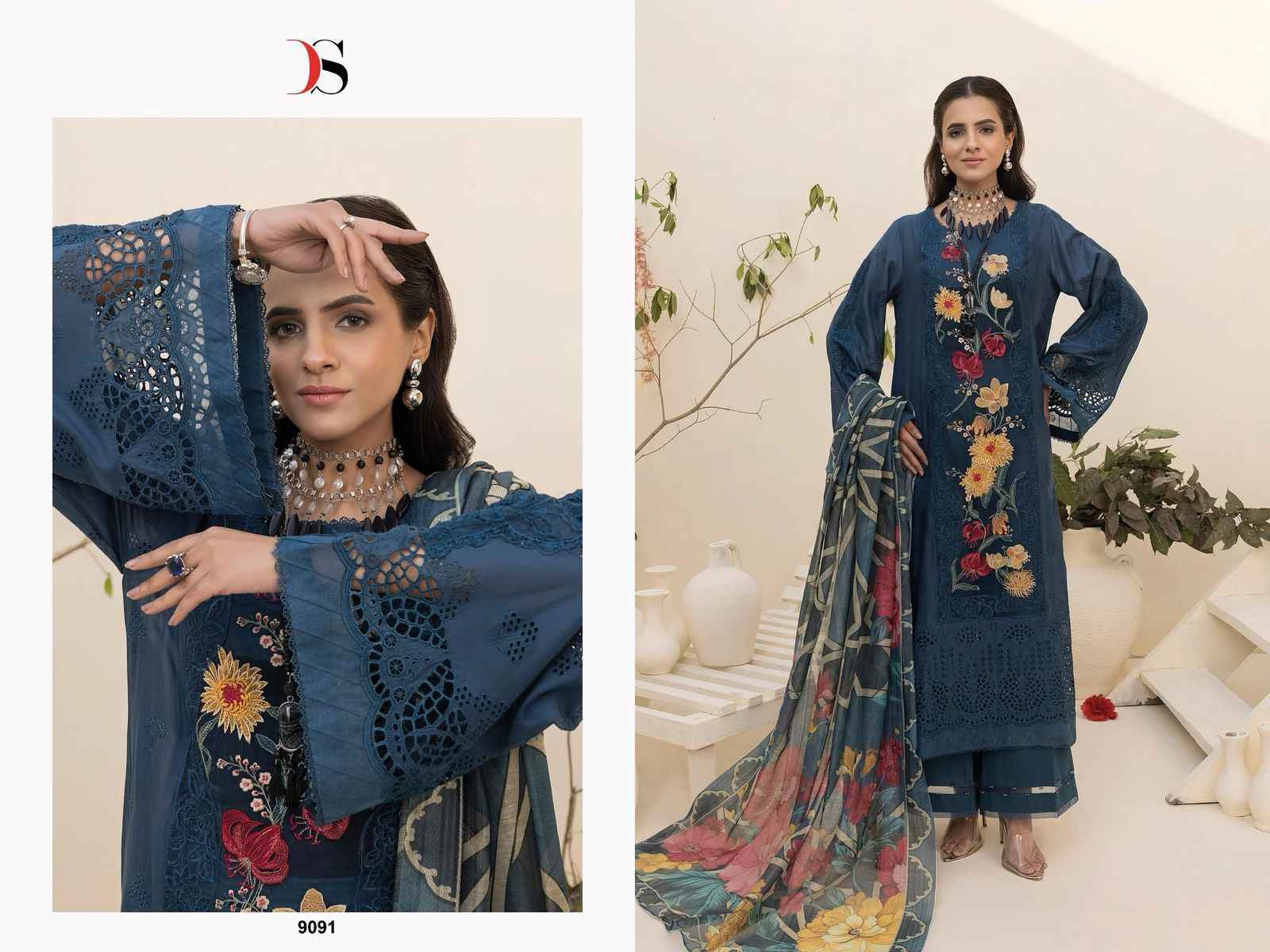 Deepsy Suits Adanslibas Zaria Vol 25 Cotton Pakistani Suits - Wholesale Factory ( 6 pcs Catalogue )