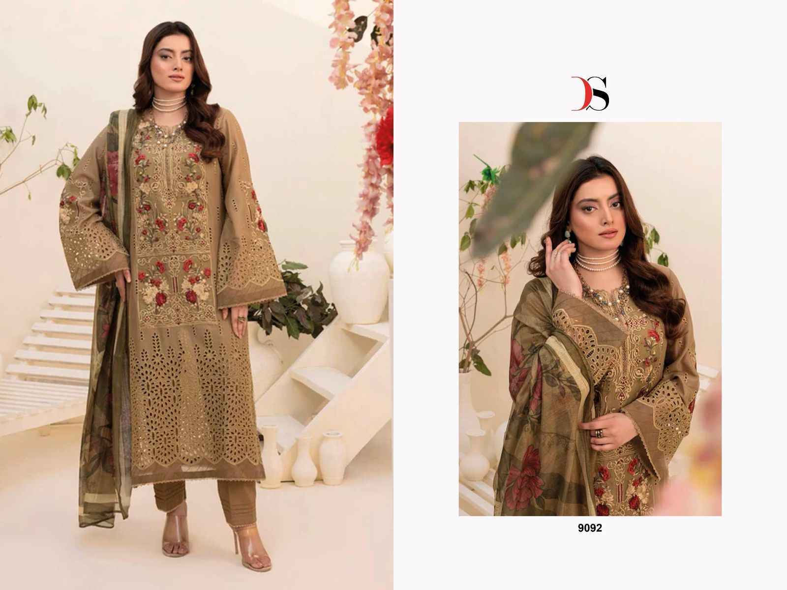 Deepsy Suits Adanslibas Zaria Vol 25 Cotton Pakistani Suits - Wholesale Factory ( 6 pcs Catalogue )