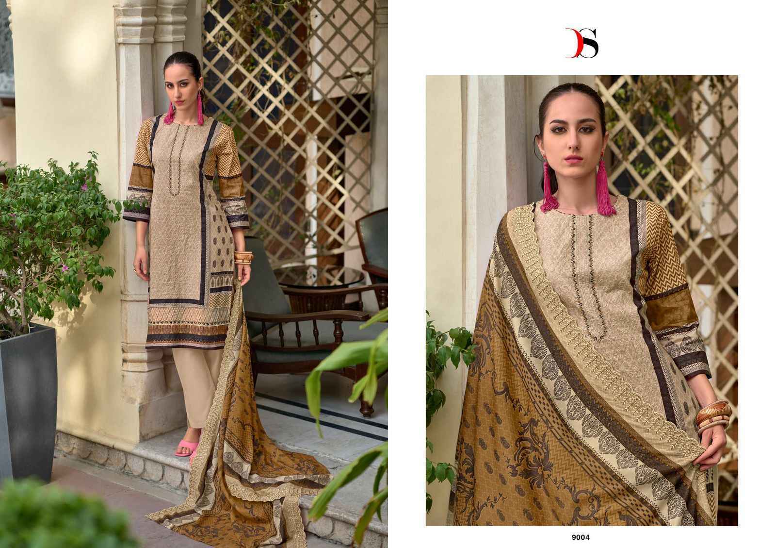 Deepsy Suits Bin Saeed Superhit Ladies Cotton Pakstani Suits ( 4 pcs Catalogue )