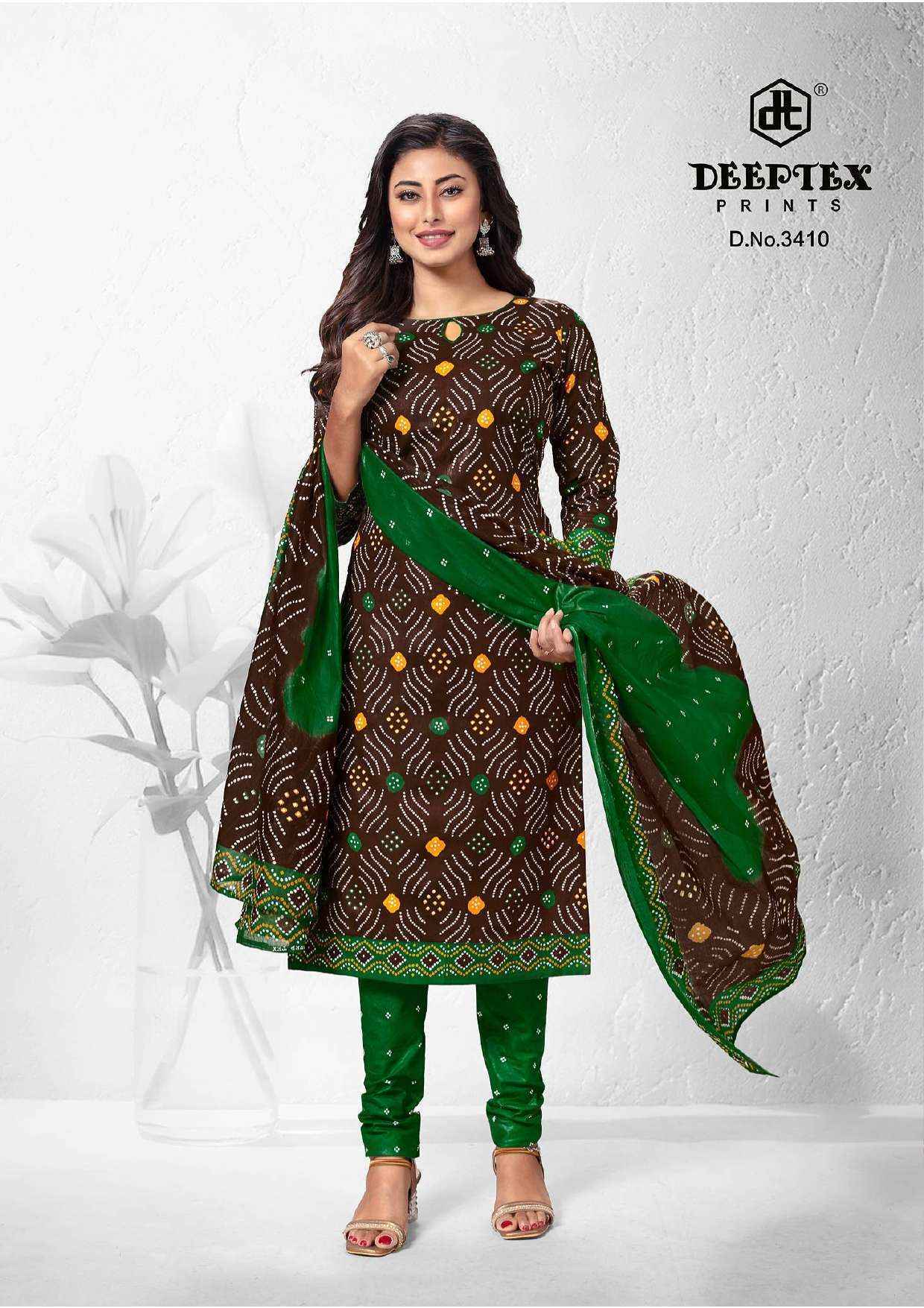 Deeptex Prints Classic Chunaris Vol 34 Wholesale Dress Material ( 10 pcs Catalogue )