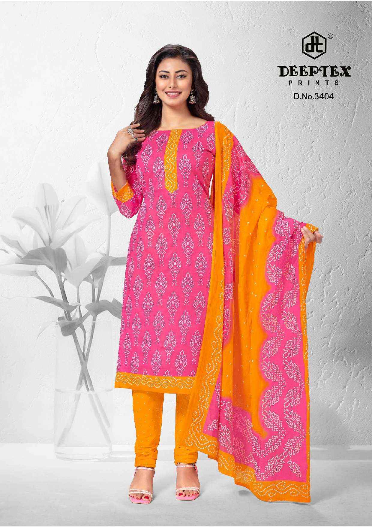 Deeptex Prints Classic Chunaris Vol 34 Wholesale Dress Material ( 10 pcs Catalogue )