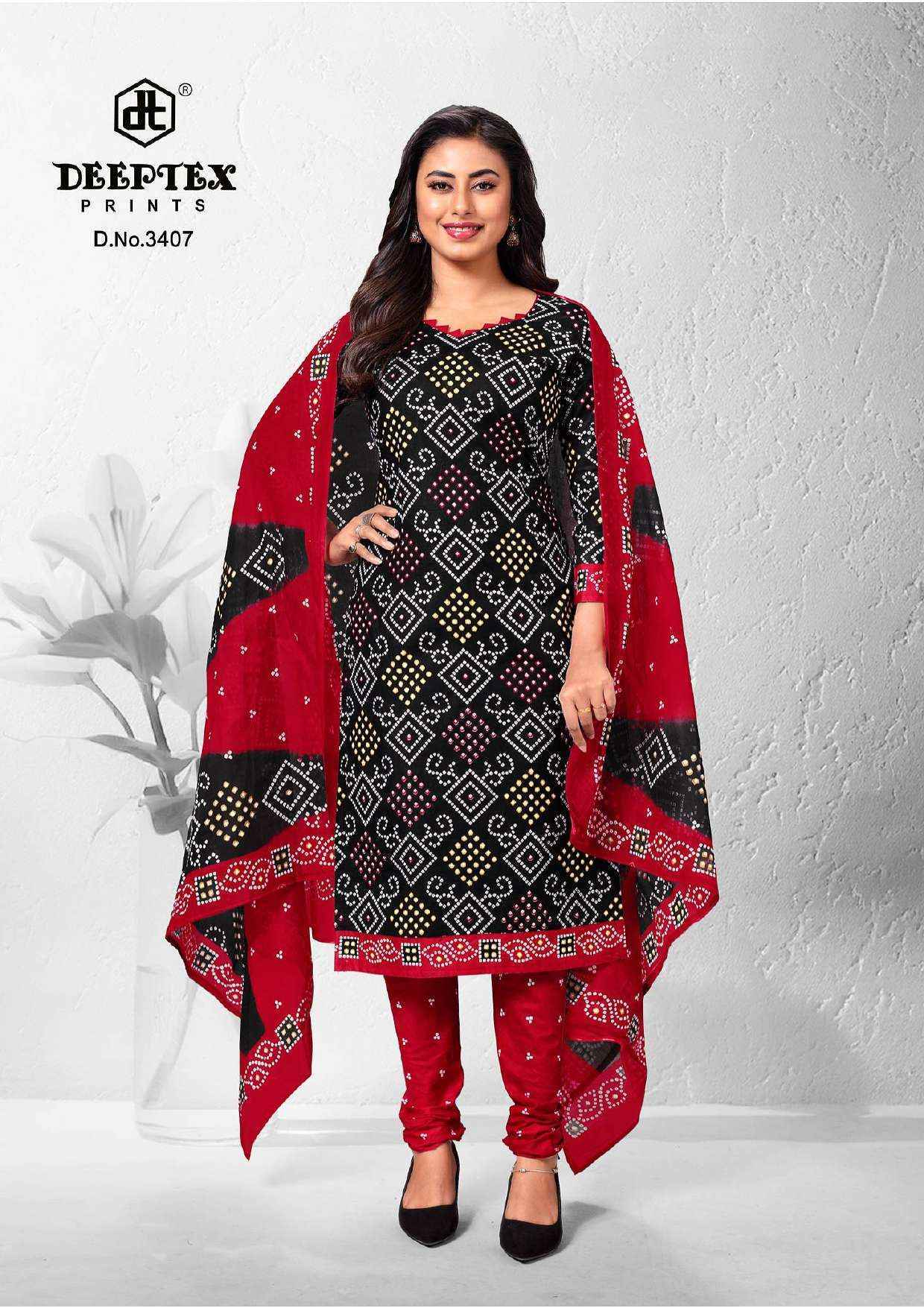 Deeptex Prints Classic Chunaris Vol 34 Wholesale Dress Material ( 10 pcs Catalogue )