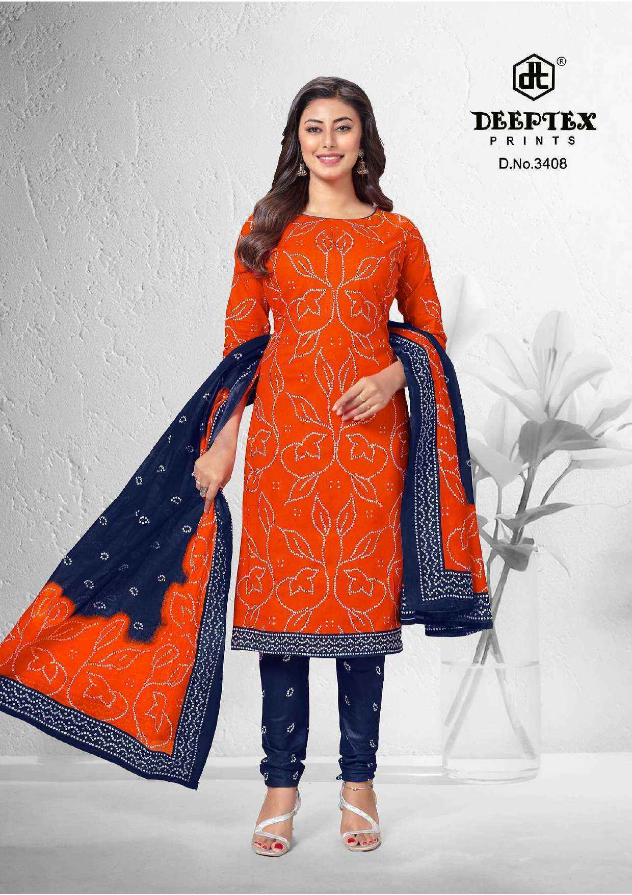 Deeptex Prints Classic Chunaris Vol 34 Wholesale Dress Material ( 10 pcs Catalogue )
