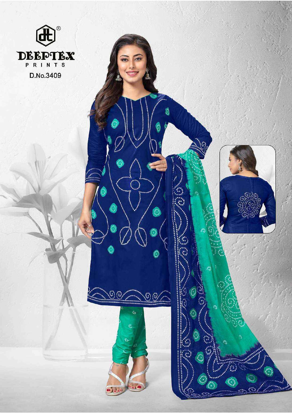 Deeptex Prints Classic Chunaris Vol 34 Wholesale Dress Material ( 10 pcs Catalogue )