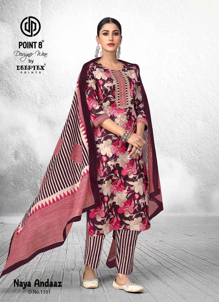 Deeptex Prints Naya Andaaz Vol 11 - Cotton Readymade Suits Wholesale Price (10 pcs Catalogue)