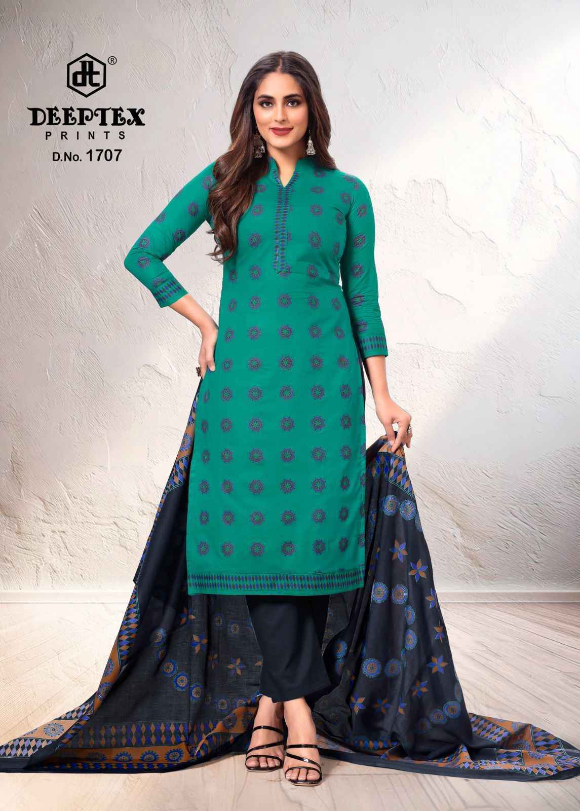 Deeptex Tradition Vol-17 Cotton Dress Material Wholesale Price (10 pcs Catalogue)