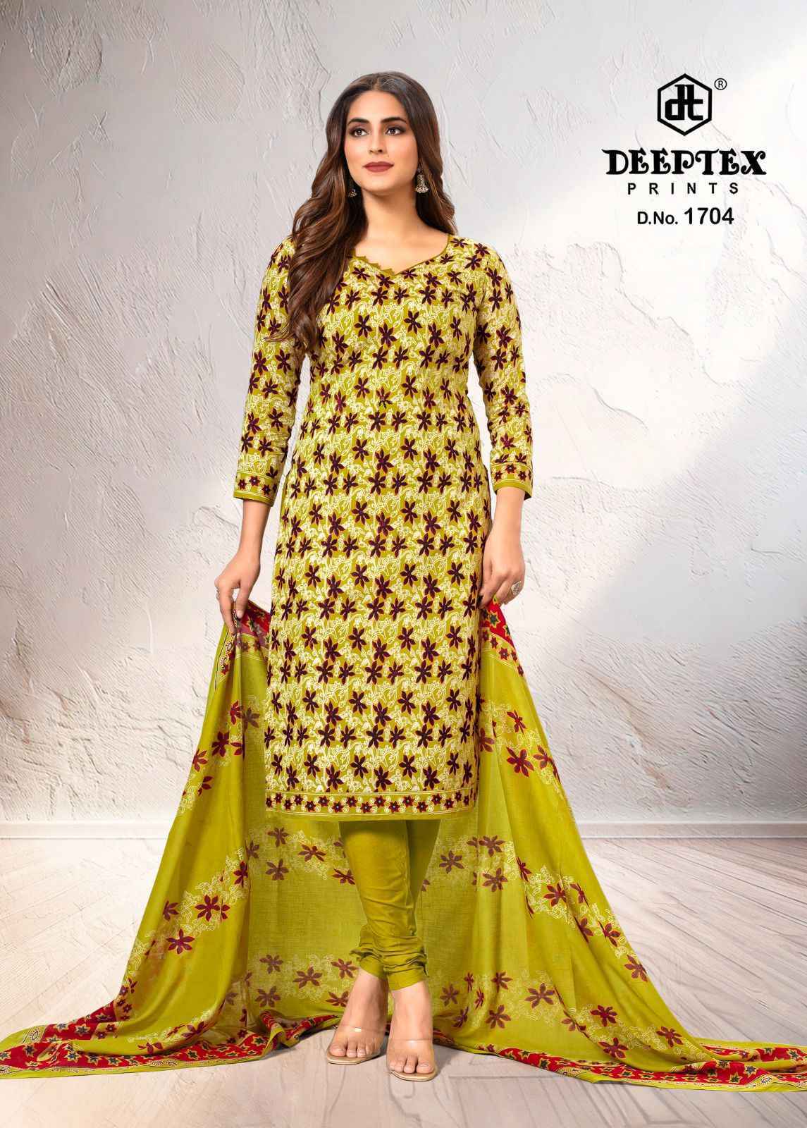 Deeptex Tradition Vol-17 Cotton Dress Material Wholesale Price (10 pcs Catalogue)