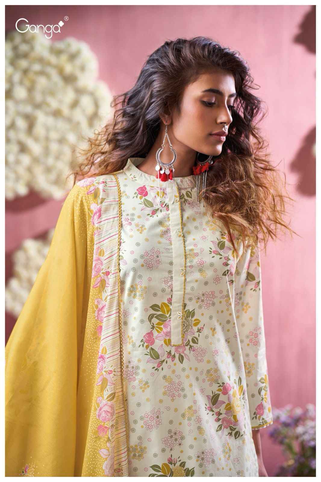 Ganga Abuor 3275 Cotton Dress Material Wholesale Price ( 4 Pcs Catalog )