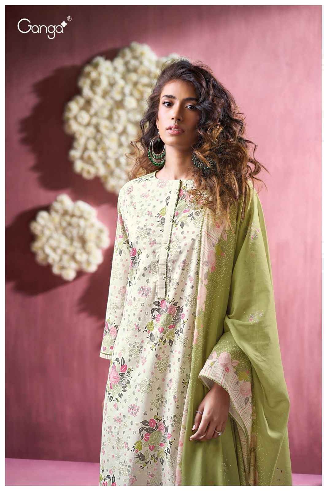Ganga Abuor 3275 Cotton Dress Material Wholesale Price ( 4 Pcs Catalog )