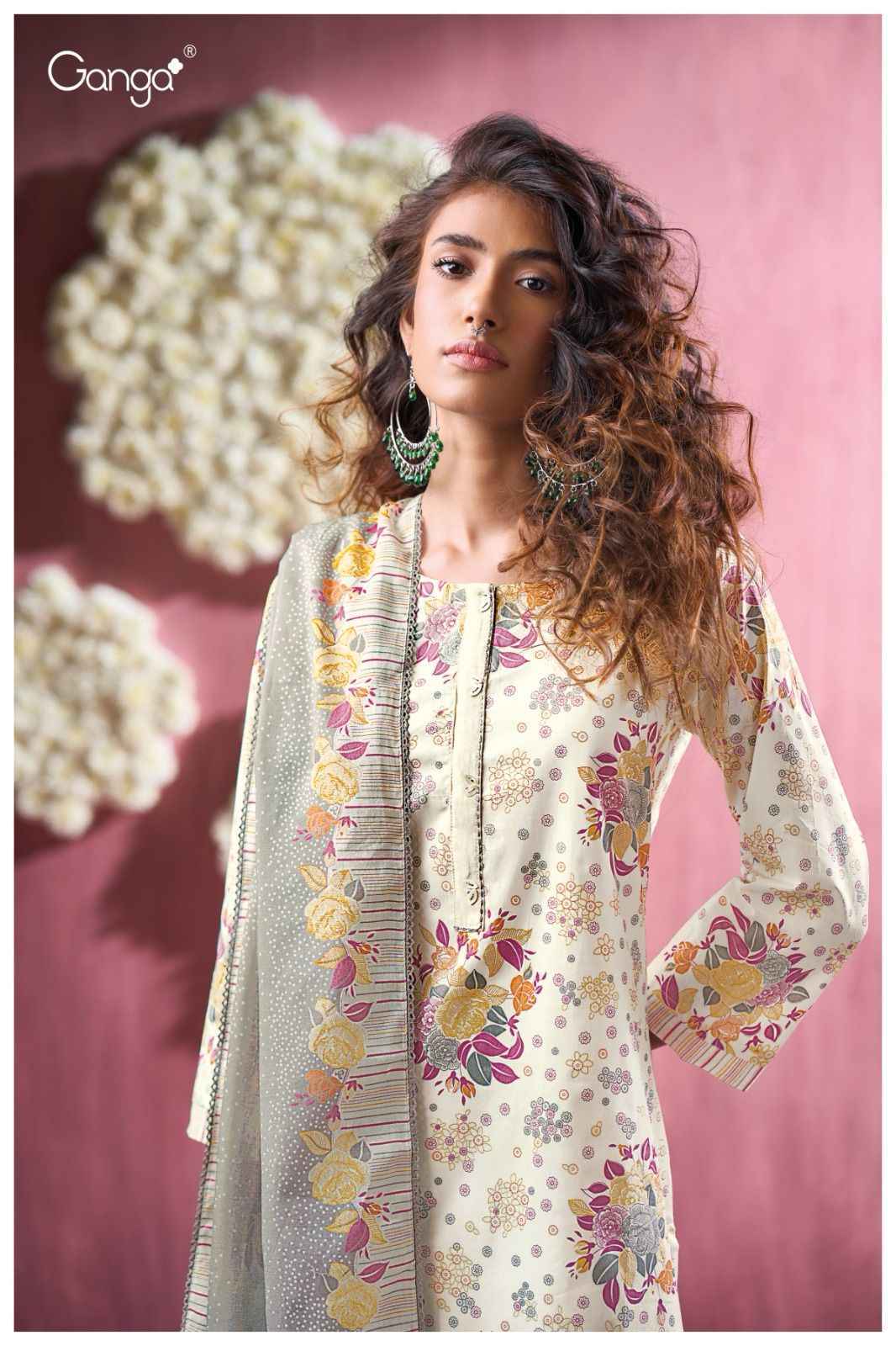 Ganga Abuor 3275 Cotton Dress Material Wholesale Price ( 4 Pcs Catalog )