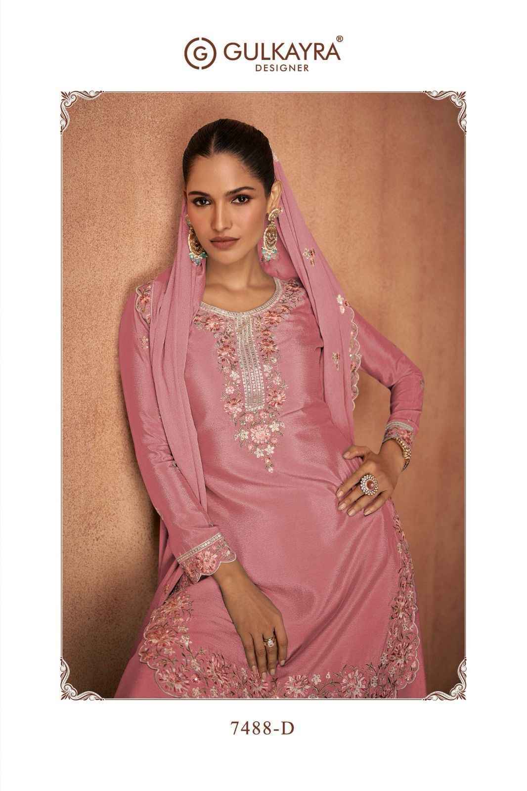 Gulkayra Designer Elvira Readymade Chinon Suit Wholesale Price ( 4 Pcs Catalog )