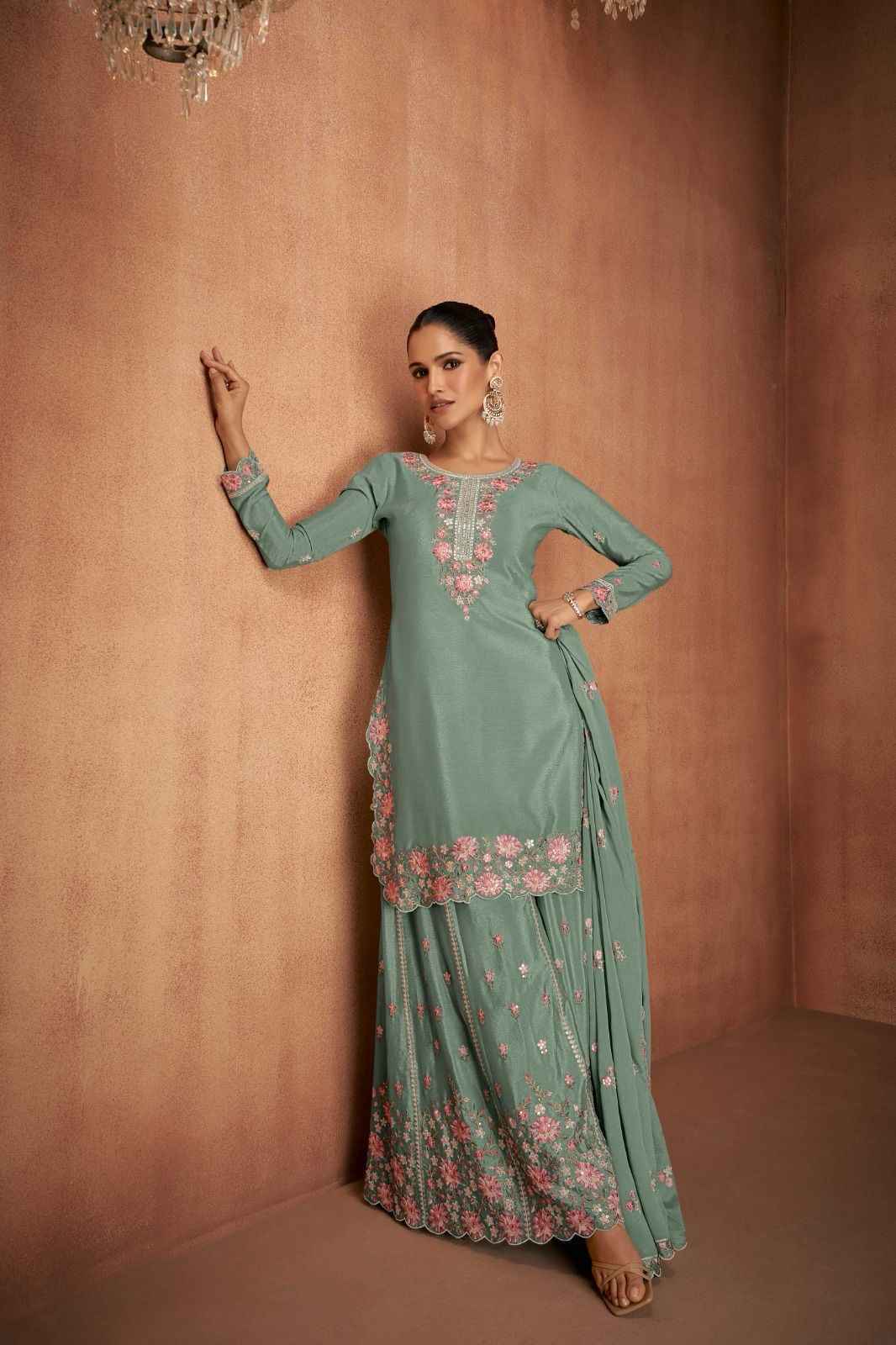 Gulkayra Designer Elvira Readymade Chinon Suit Wholesale Price ( 4 Pcs Catalog )