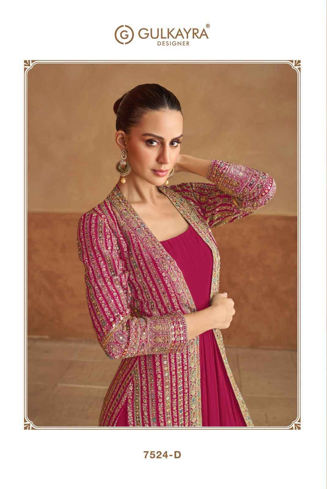 Gulkayra Designer Nabiya Readymade Georgette Dress Wholesale Price ( 4 Pcs Catalog )
