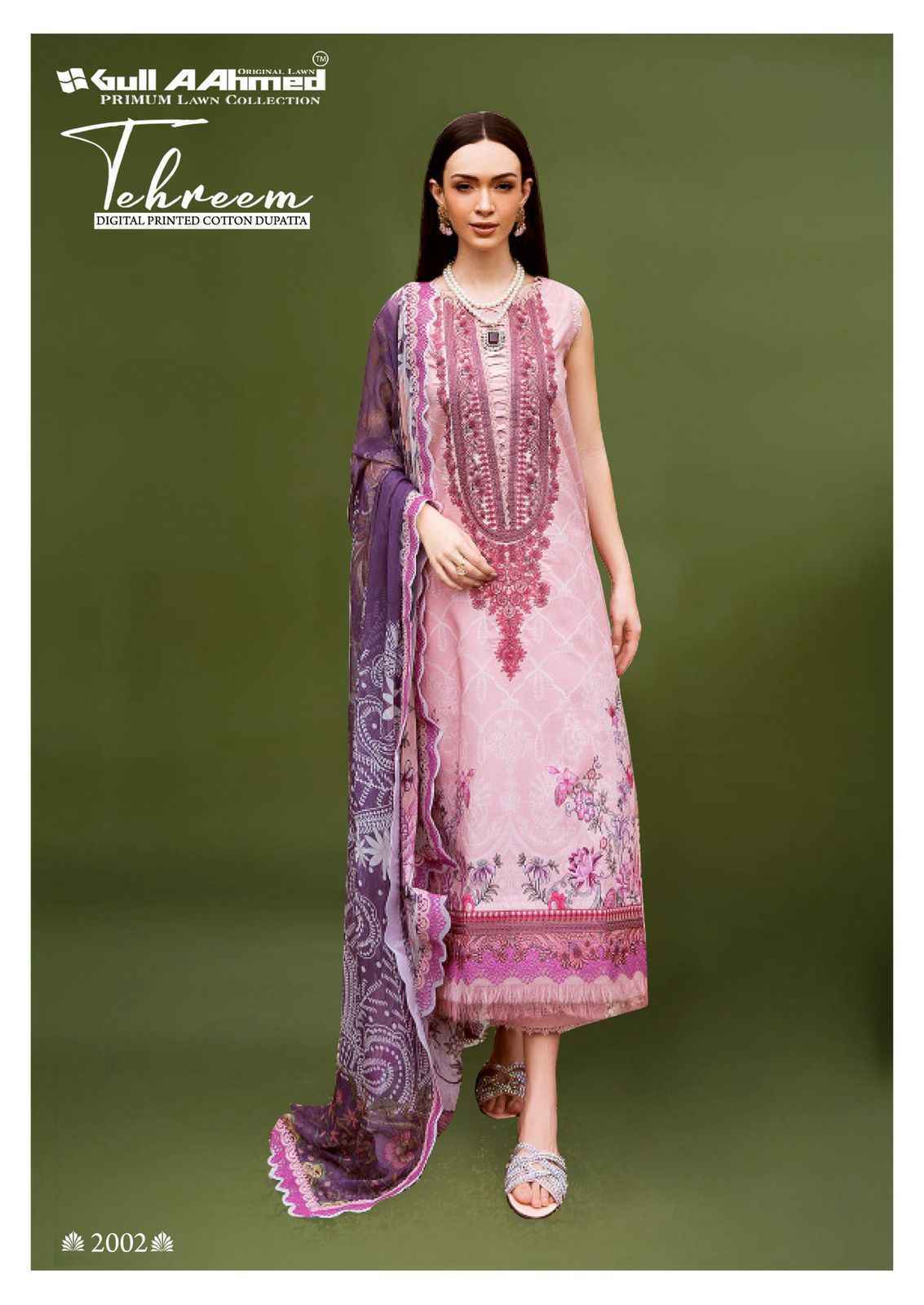 Gull Aahmed Tehreem Vol 2 Lawn Cotton Pakistani Suits ( 6 pcs Catalogue )