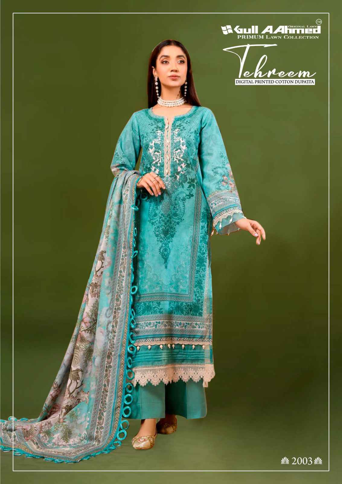 Gull Aahmed Tehreem Vol 2 Lawn Cotton Pakistani Suits ( 6 pcs Catalogue )