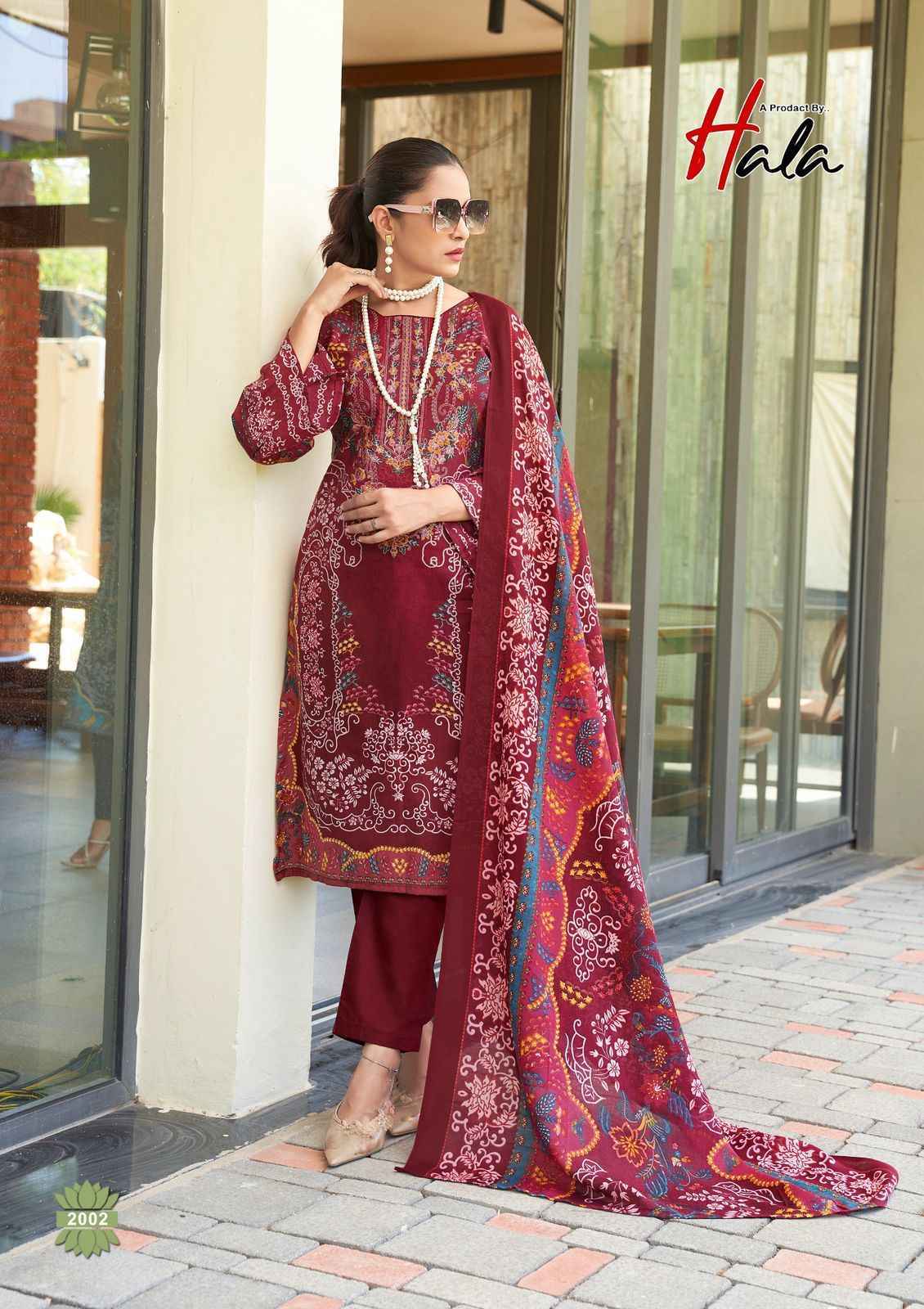 Hala Naira Vol 2 Cotton Dress Materail Latest Catalog ( 8 pcs Catalogue )
