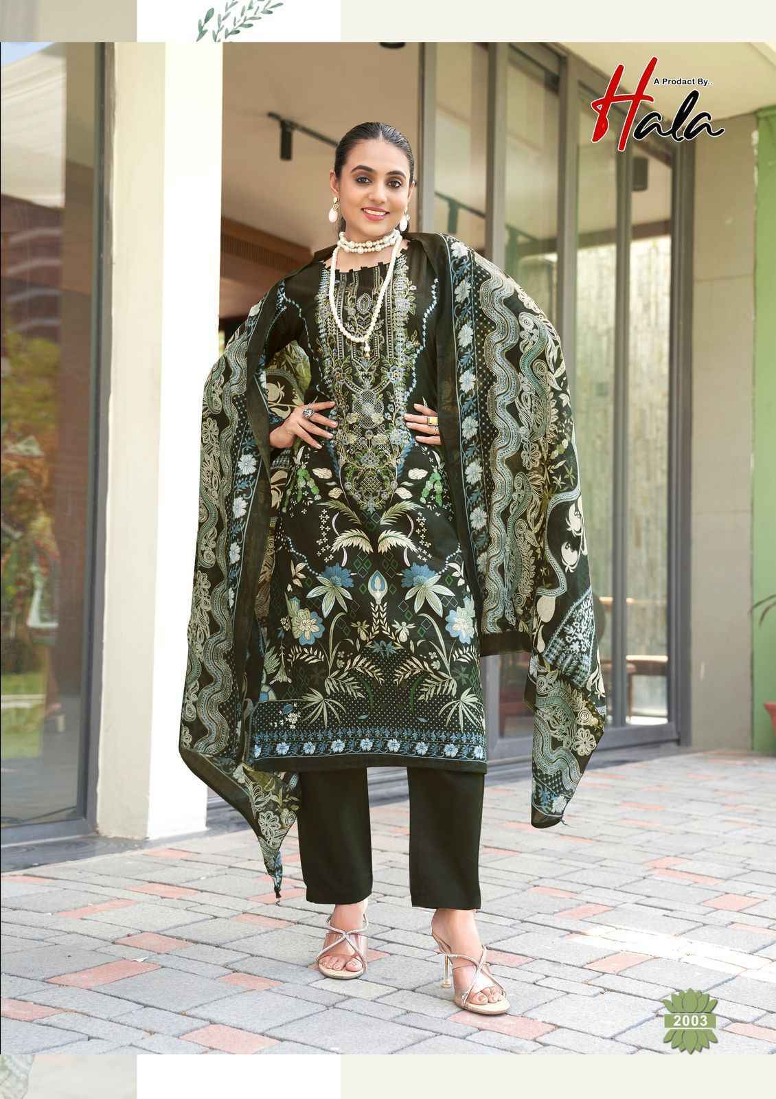 Hala Naira Vol 2 Cotton Dress Materail Latest Catalog ( 8 pcs Catalogue )