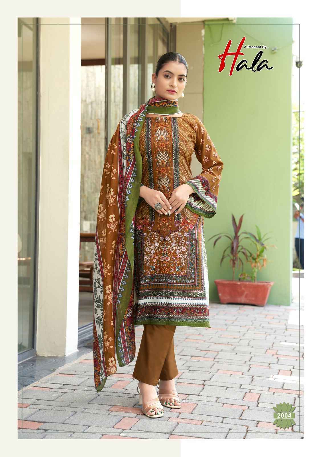 Hala Naira Vol 2 Cotton Dress Materail Latest Catalog ( 8 pcs Catalogue )