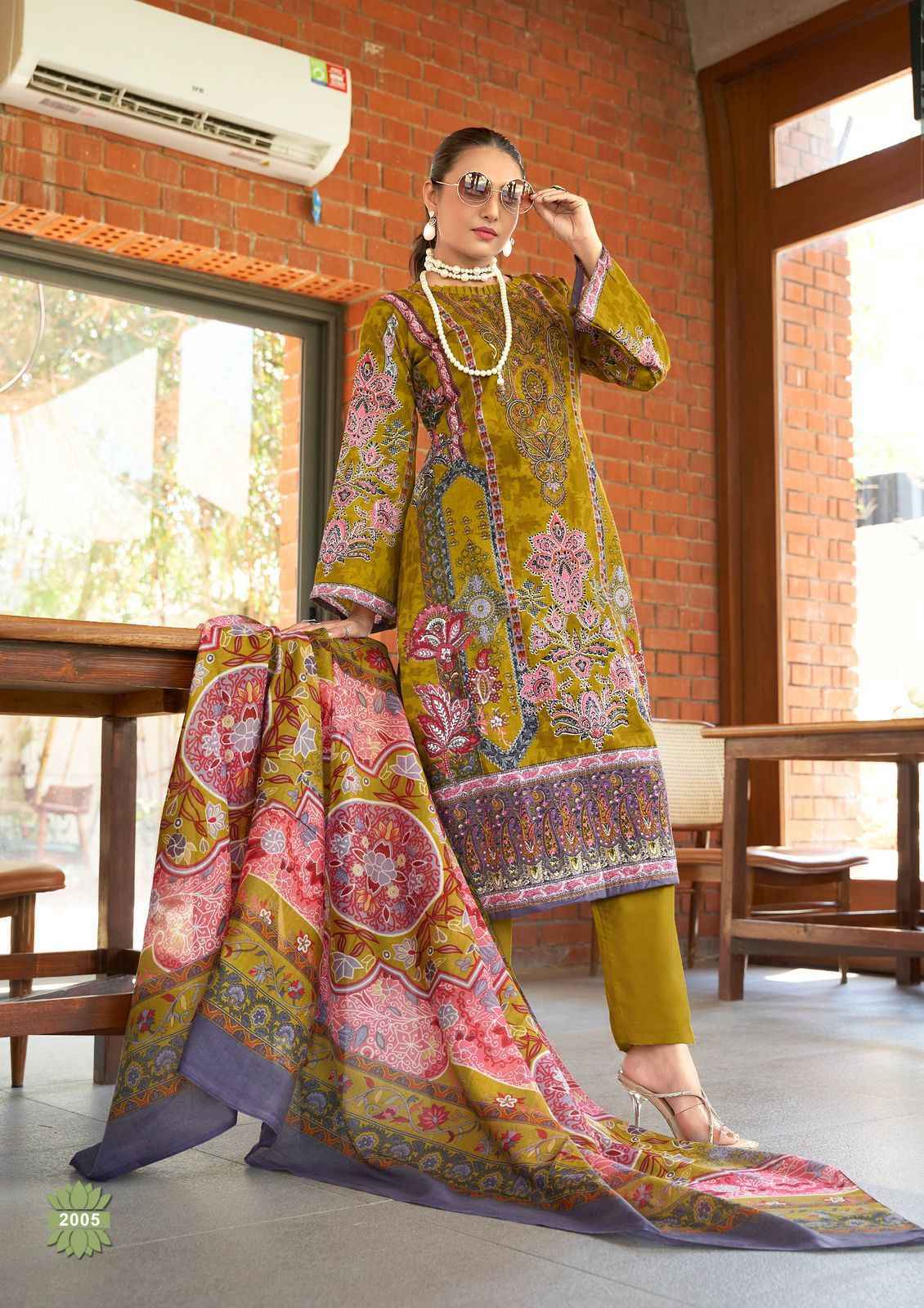 Hala Naira Vol 2 Cotton Dress Materail Latest Catalog ( 8 pcs Catalogue )