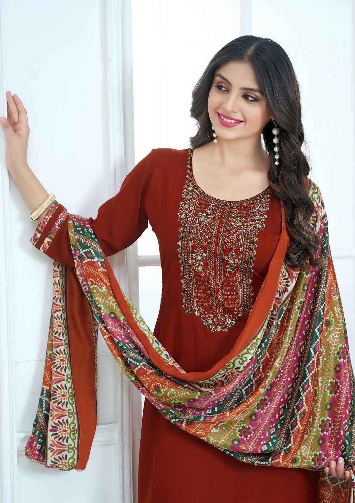 Hala Nigaar Vol 2 Rayon Dress Material Wholesale Price ( 8 pcs Catalogue )