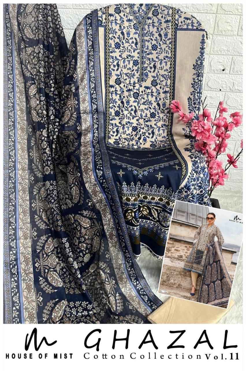 House Of Mist Ghazal Cotton Vol 11 Cotton Pakistani Suits ( 6 pcs Catalogue )