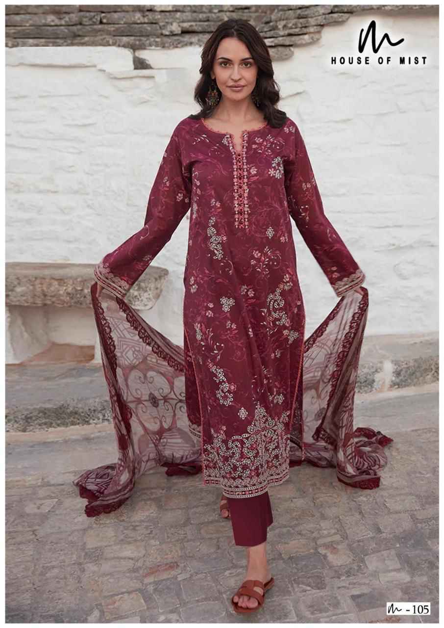 House Of Mist Ghazal Cotton Vol 11 Cotton Pakistani Suits ( 6 pcs Catalogue )