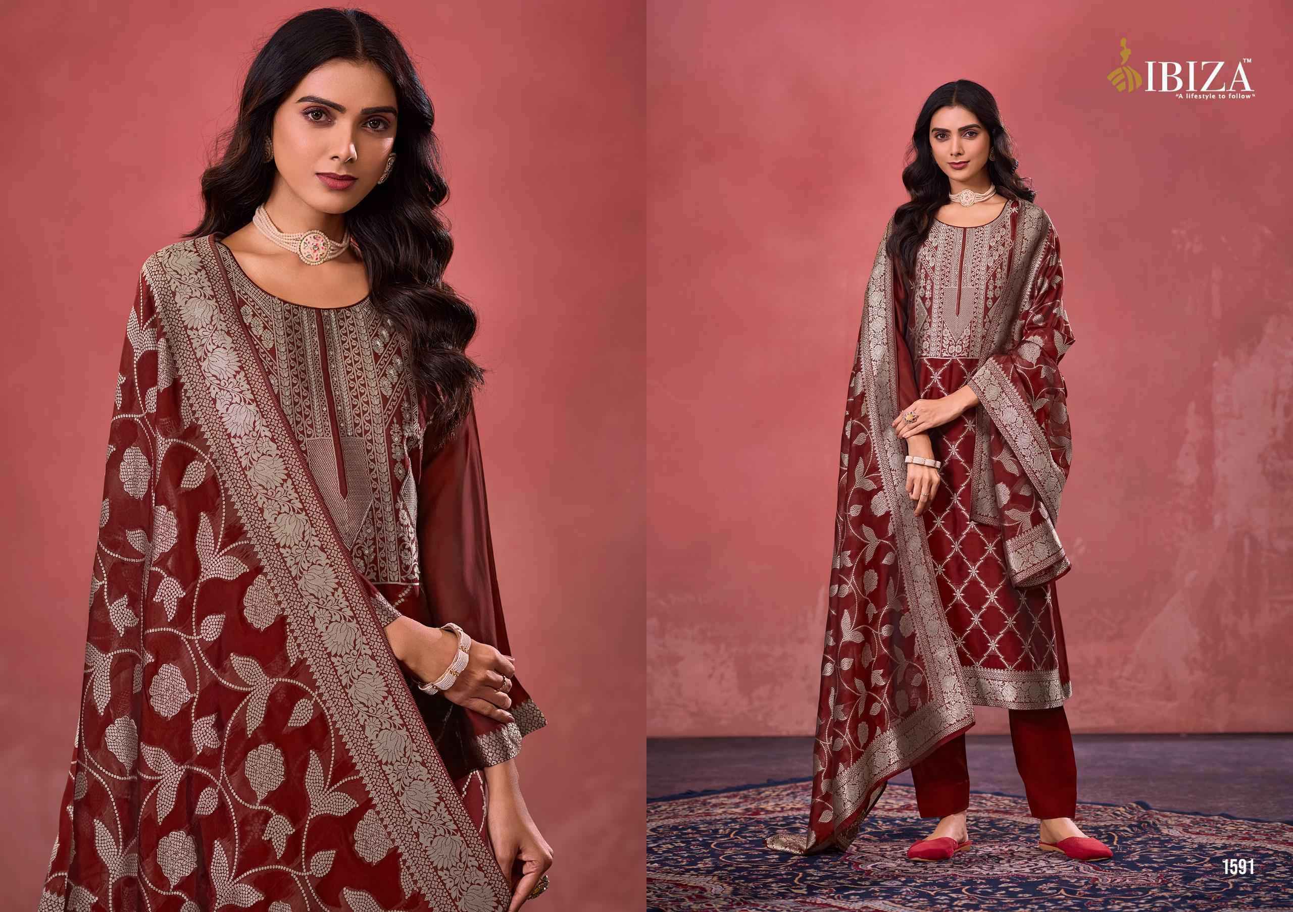 Ibiza Verona Pure Banglory Silk Occasion Wear Suit Catalog Wholesale Price ( 4 Pcs Catalog )