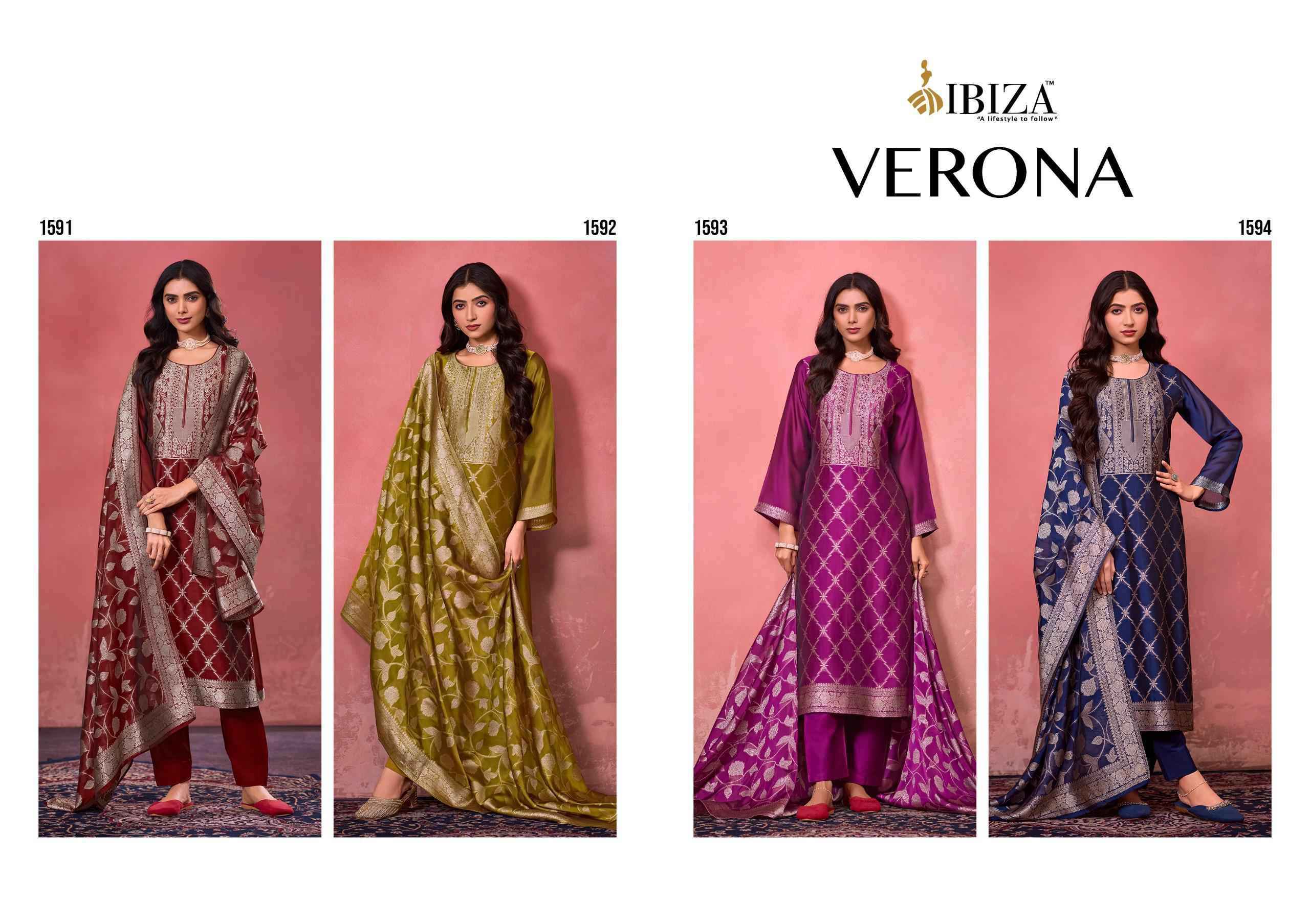 Ibiza Verona Pure Banglory Silk Occasion Wear Suit Catalog Wholesale Price ( 4 Pcs Catalog )
