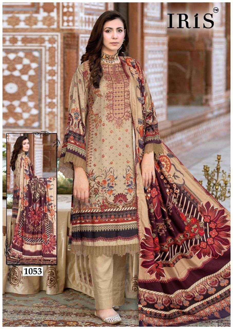 Iris Afsanah Vol 6 Pure Cotton Pakistani Dress Material ( 10 Pcs Catalogue )
