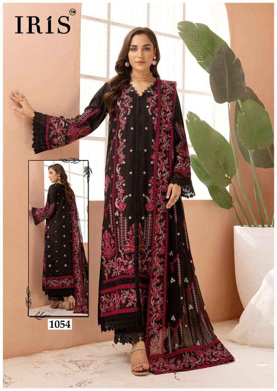 Iris Afsanah Vol 6 Pure Cotton Pakistani Dress Material ( 10 Pcs Catalogue )