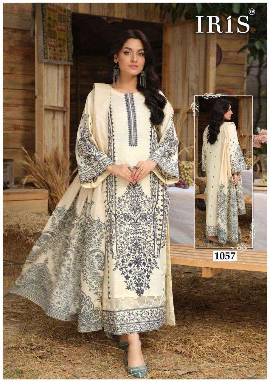 Iris Afsanah Vol 6 Pure Cotton Pakistani Dress Material ( 10 Pcs Catalogue )