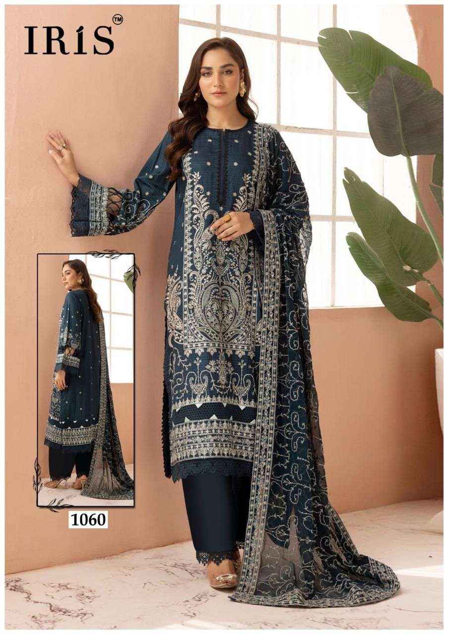 Iris Afsanah Vol 6 Pure Cotton Pakistani Dress Material ( 10 Pcs Catalogue )