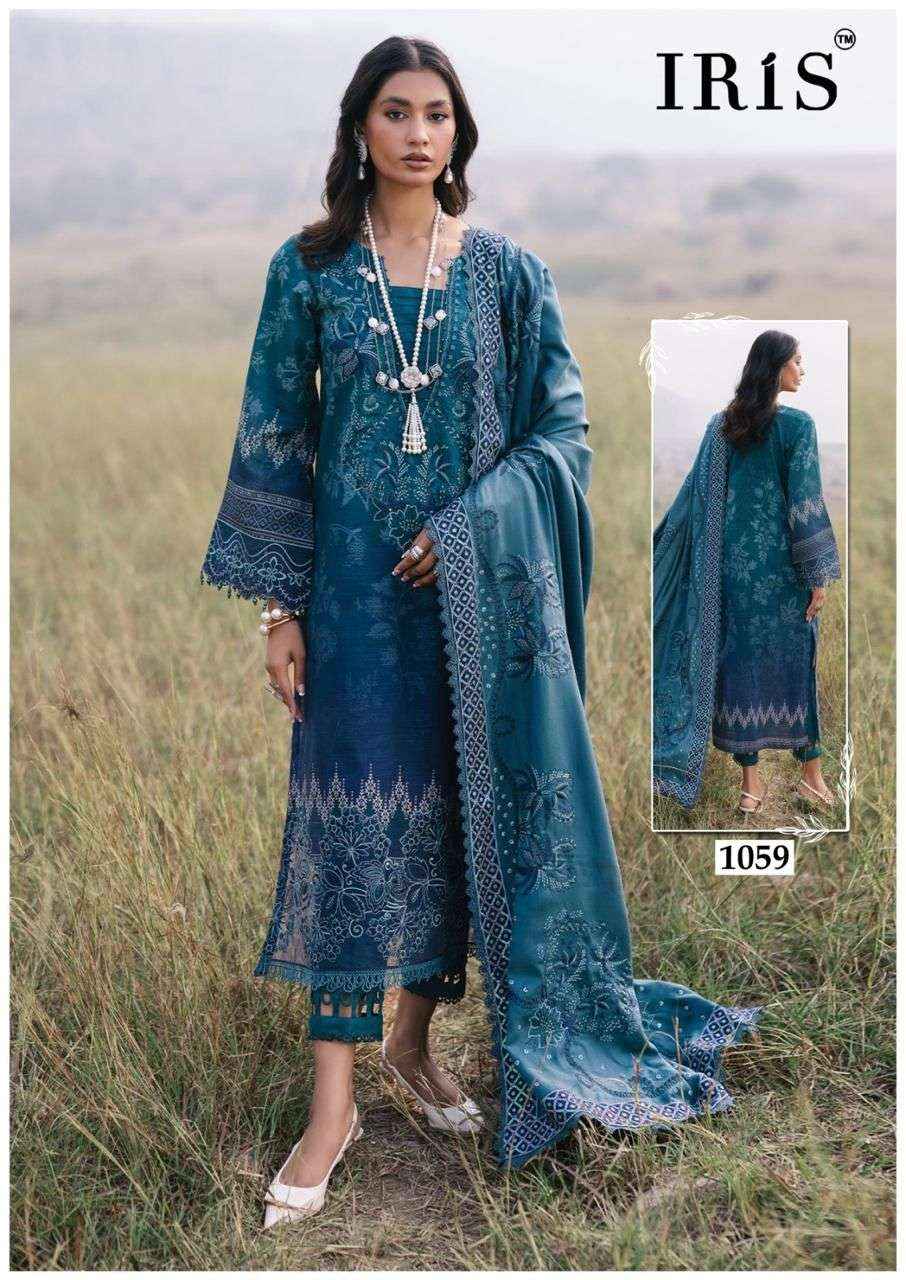 Iris Afsanah Vol 6 Pure Cotton Pakistani Dress Material ( 10 Pcs Catalogue )
