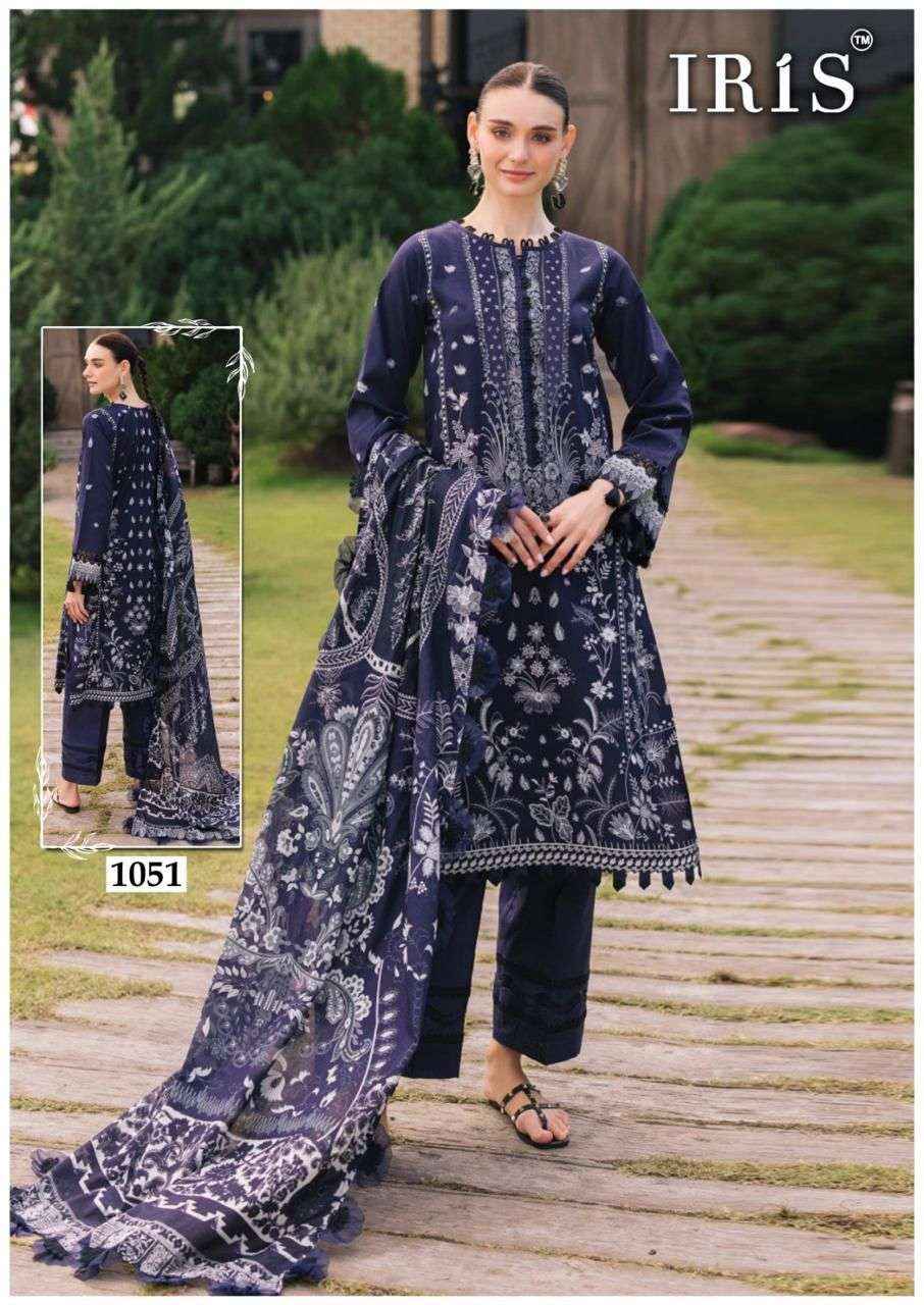 Iris Afsanah Vol 6 Pure Cotton Pakistani Dress Material ( 10 Pcs Catalogue )