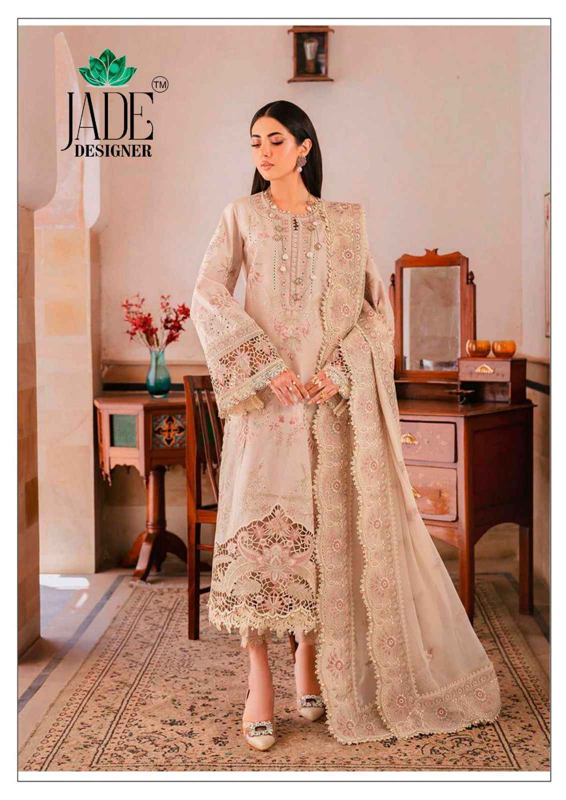 Jade Noor Aahmed Vol 2 Lawn Cotton Pakistani Suits ( 6 pcs Catalogue )