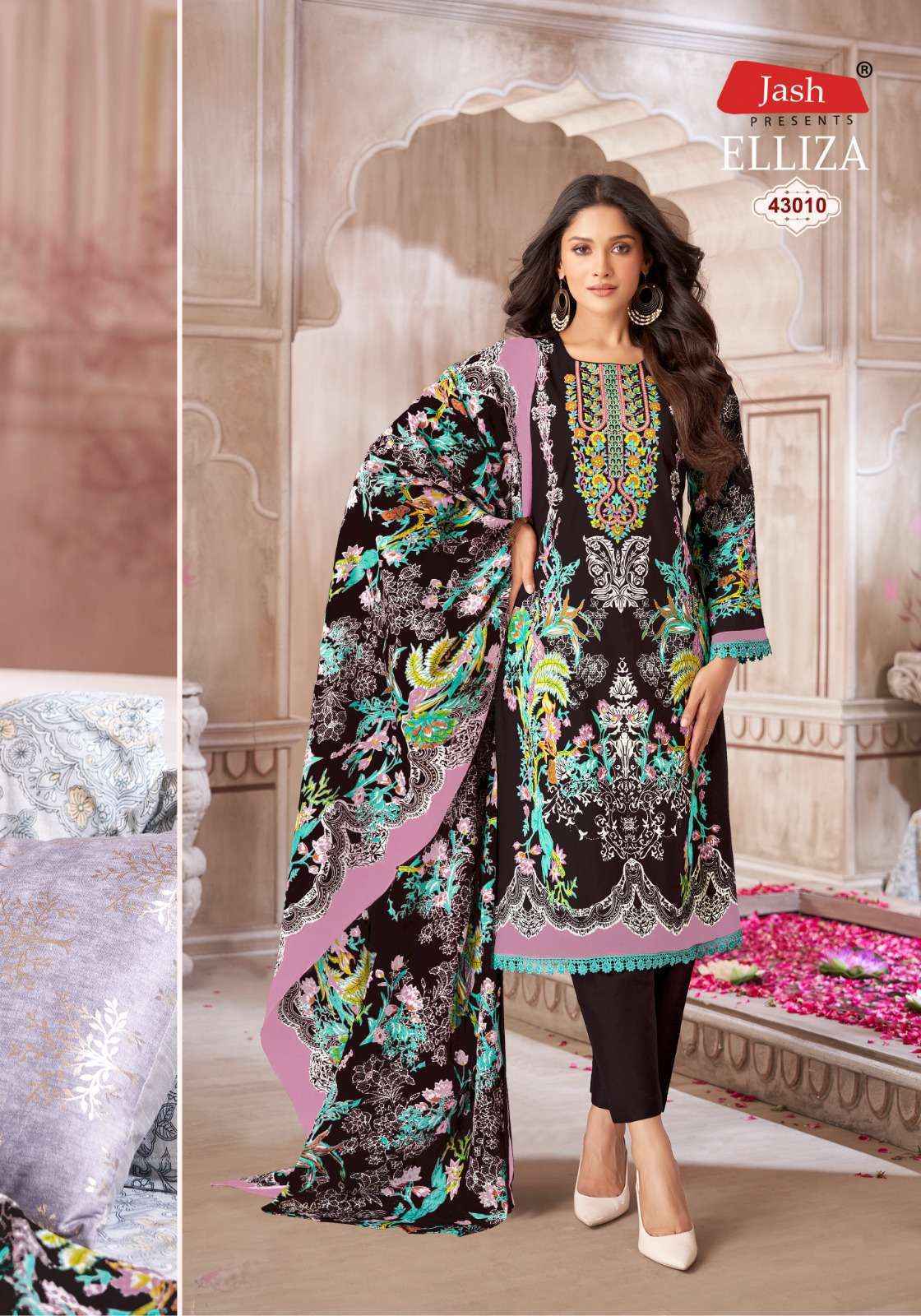 Jash Elliza Vol 43 Wholesale Cotton Suits - surat Wholesale Market ( 10 pcs Catalogue )