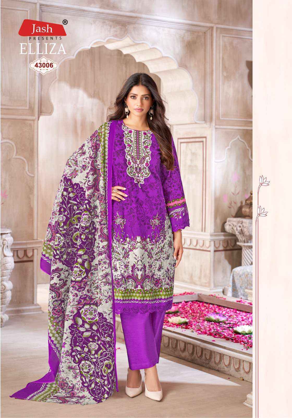 Jash Elliza Vol 43 Wholesale Cotton Suits - surat Wholesale Market ( 10 pcs Catalogue )
