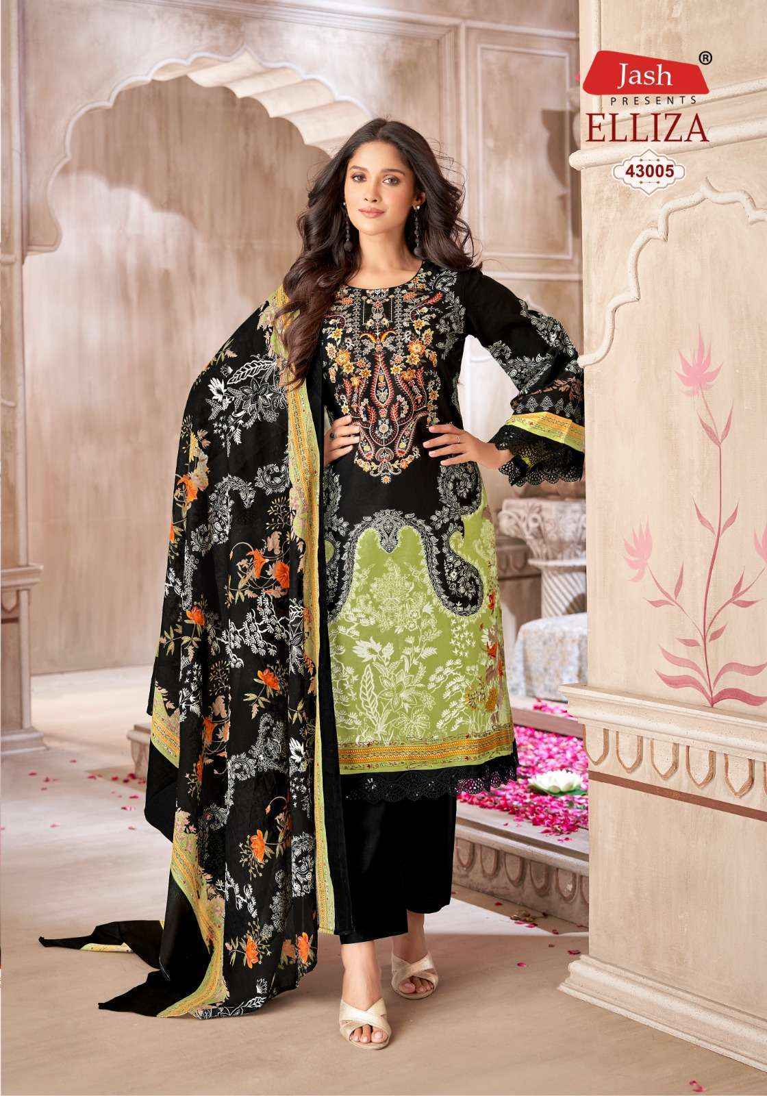 Jash Elliza Vol 43 Wholesale Cotton Suits - surat Wholesale Market ( 10 pcs Catalogue )