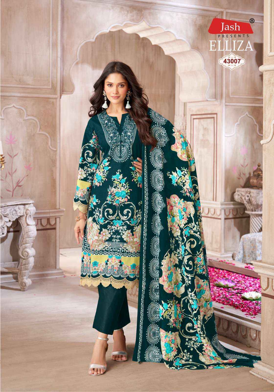 Jash Elliza Vol 43 Wholesale Cotton Suits - surat Wholesale Market ( 10 pcs Catalogue )