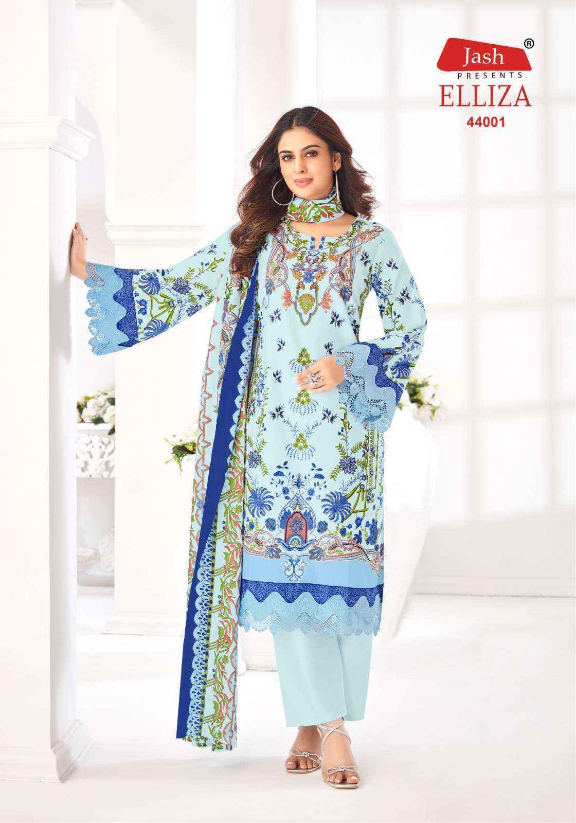 Jash Elliza Vol-44 Cotton Pakistani Suits - Wholesale Factory (10 pcs Catalogue)